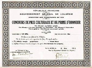 Oran documents divers 1109
